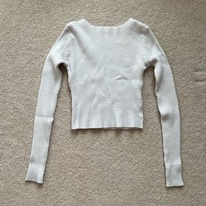 Knit sweater top